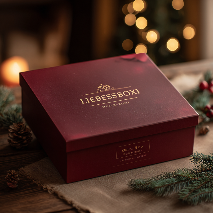 🎄 Golden Memory Box – Familien-Edition Weihnachten